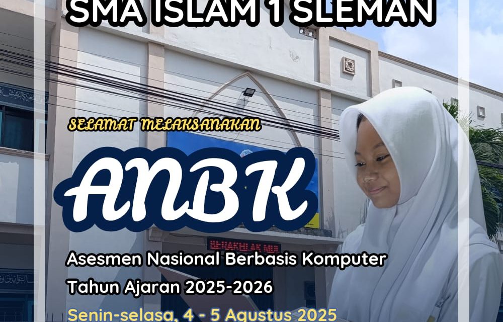 SMA Islam 1 Sleman Laksanakan ANBK Kelas XI Tahun 2025